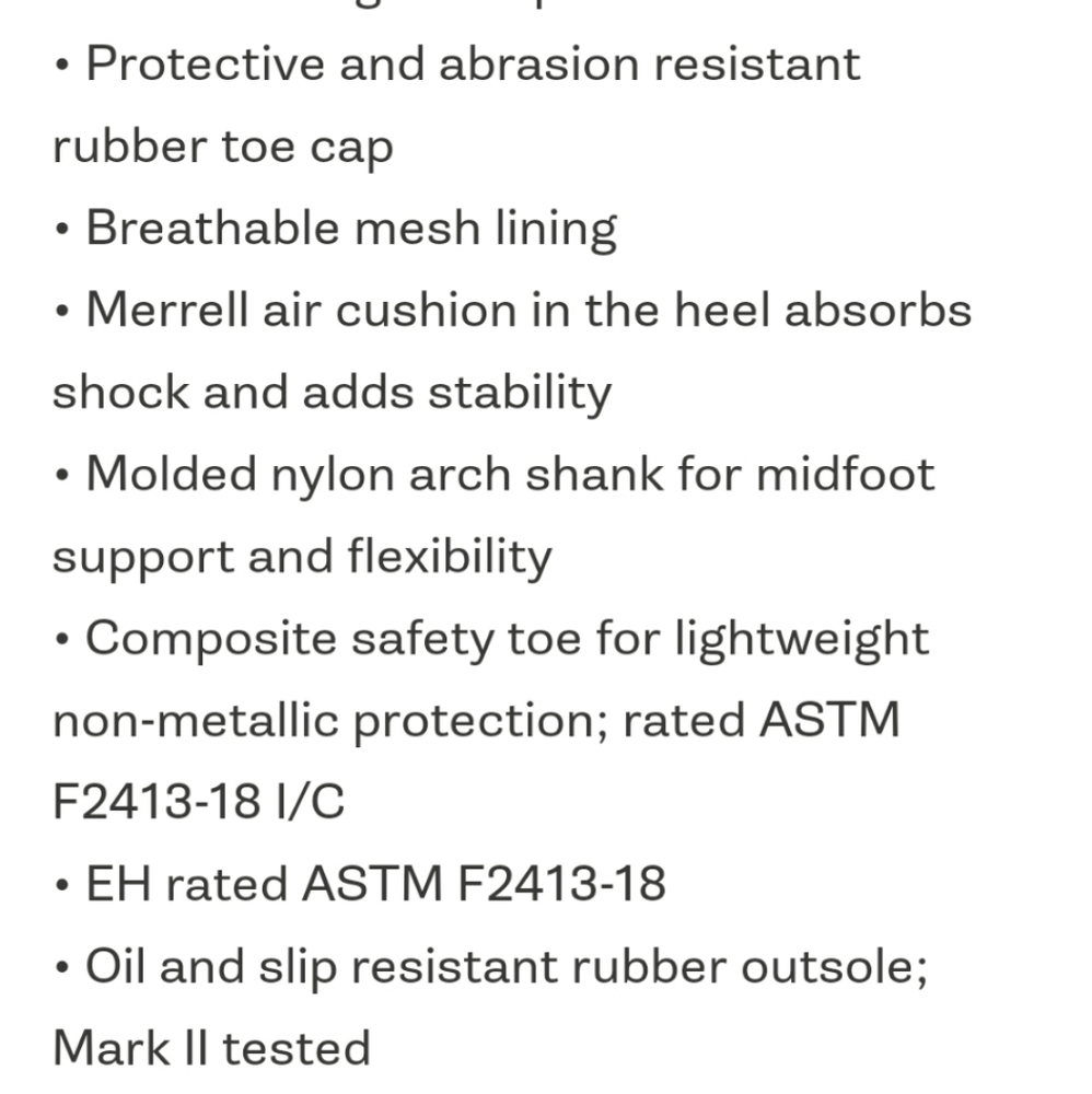 Merrel work shoe - Picture 9 of 9